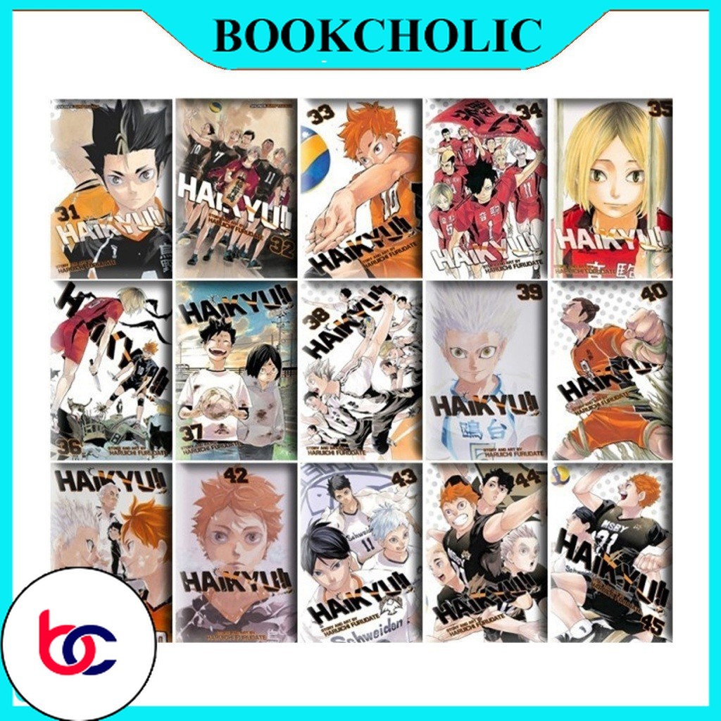Haikyuu manga vol.1-45 (English) - Bookcholic