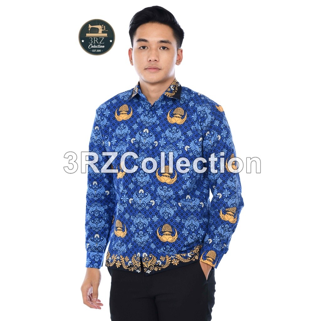 DELISTORE Seragam Korpri Baju Korpri Pria Kemeja Batik Korpri Bahan Korpri Terbaru