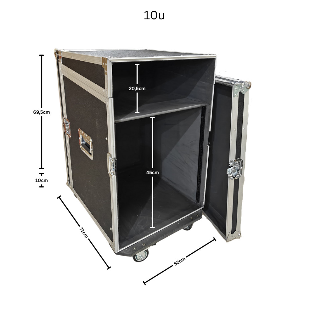 Box Hardcase Plus Mixer Ukuran 6u 8U 10U 12U 14U 16U Rak kotak Aksesoris Audio Sound System I GG