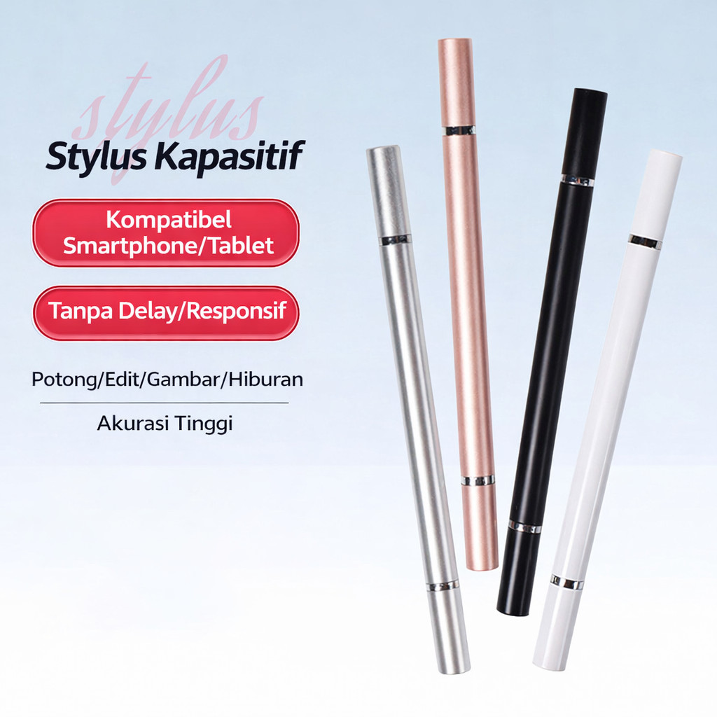 Stylus Pen Mini 2 Arah / Stylus Pen Multifungsi 2 Sisi / Pulpen Stylus HP / Stylus Pen iPad iPhone A