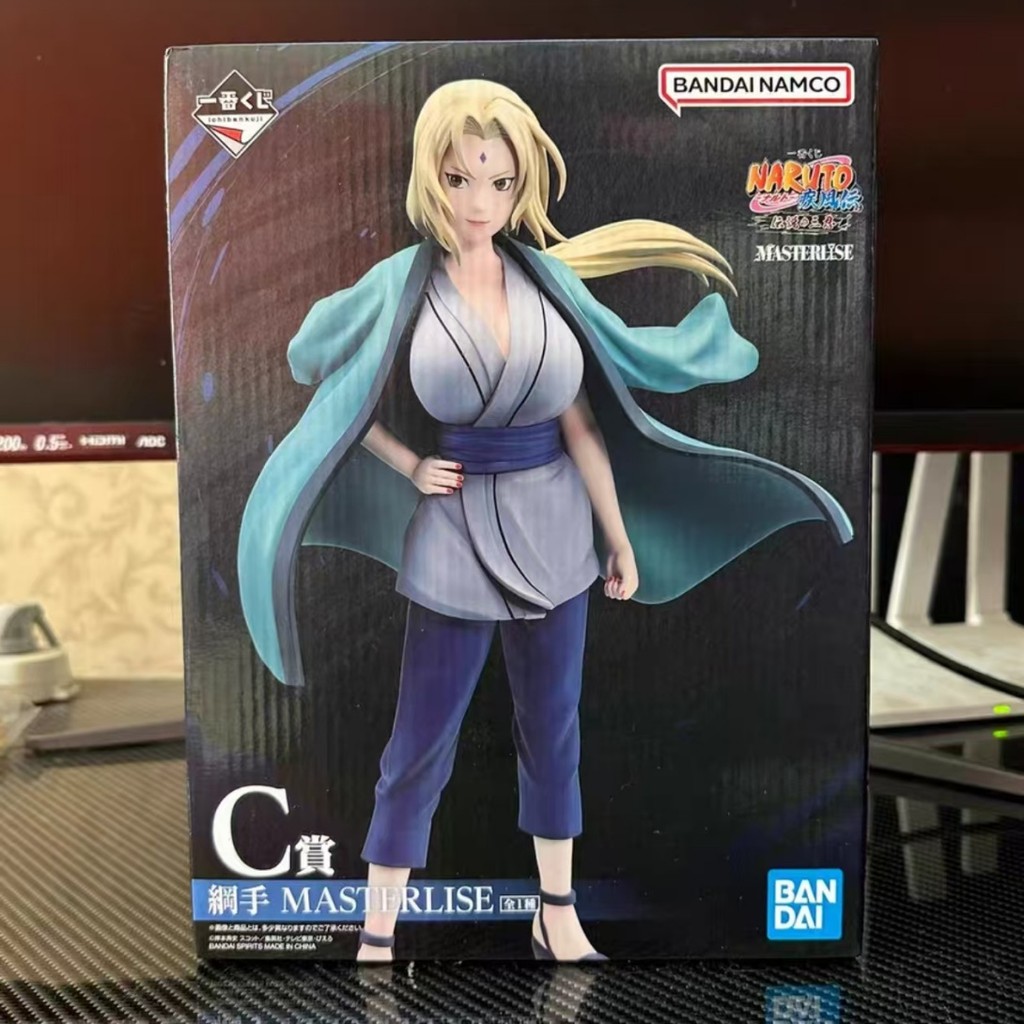Bandai In Sock Naruto Anime Original Ichiban Kuji Orochimaru Tsunade Jiraiya Figures Model Toys Stat