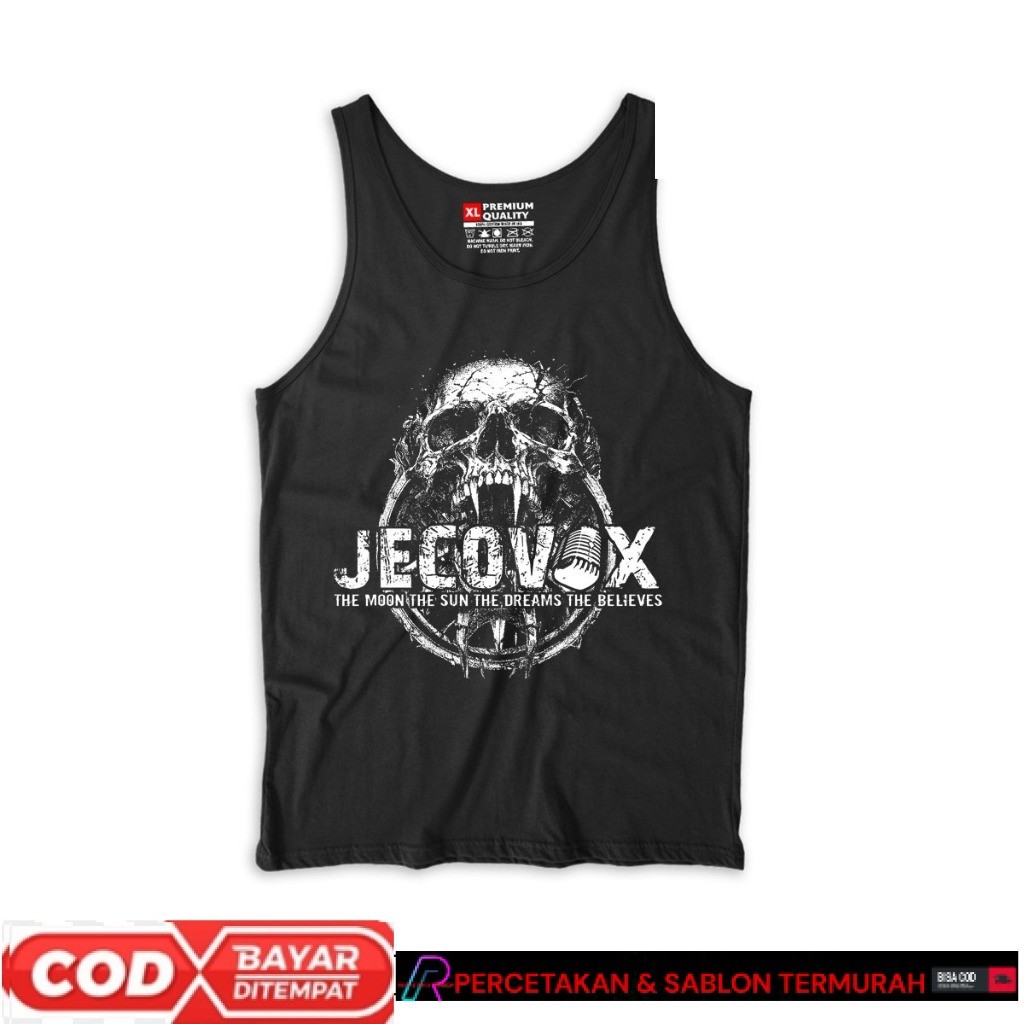 REDSTOREMERCH Kaos Lekbong Band Jecovoc Rock Band Bahan Katun Combad 24s Nyaman | Tshirt Oblong Lekb