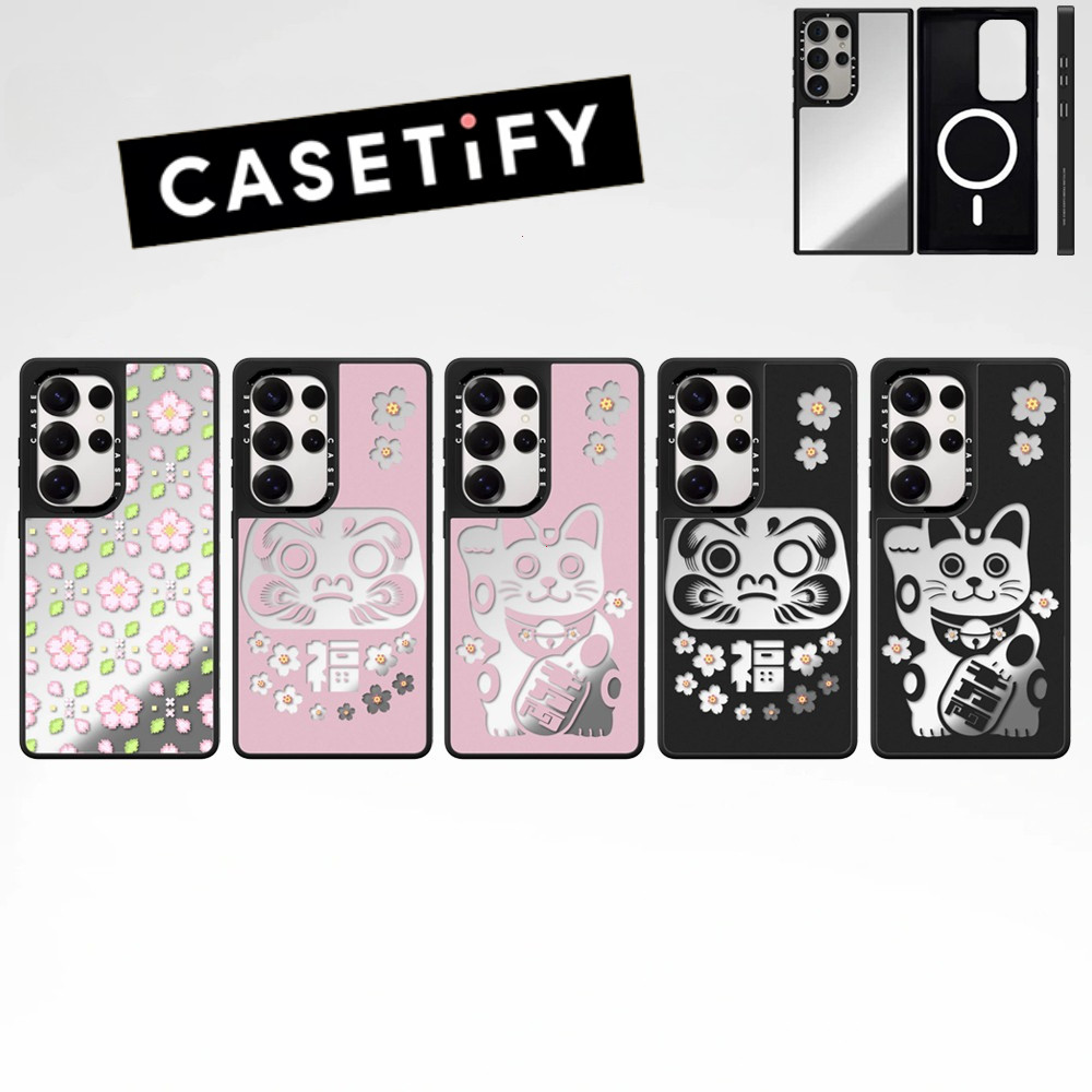 CASETiFY Japan Limited Mirror Magsafe Impact Phone Case for Samsung Galaxy S22 S23 S24 S25 Ultra Plu