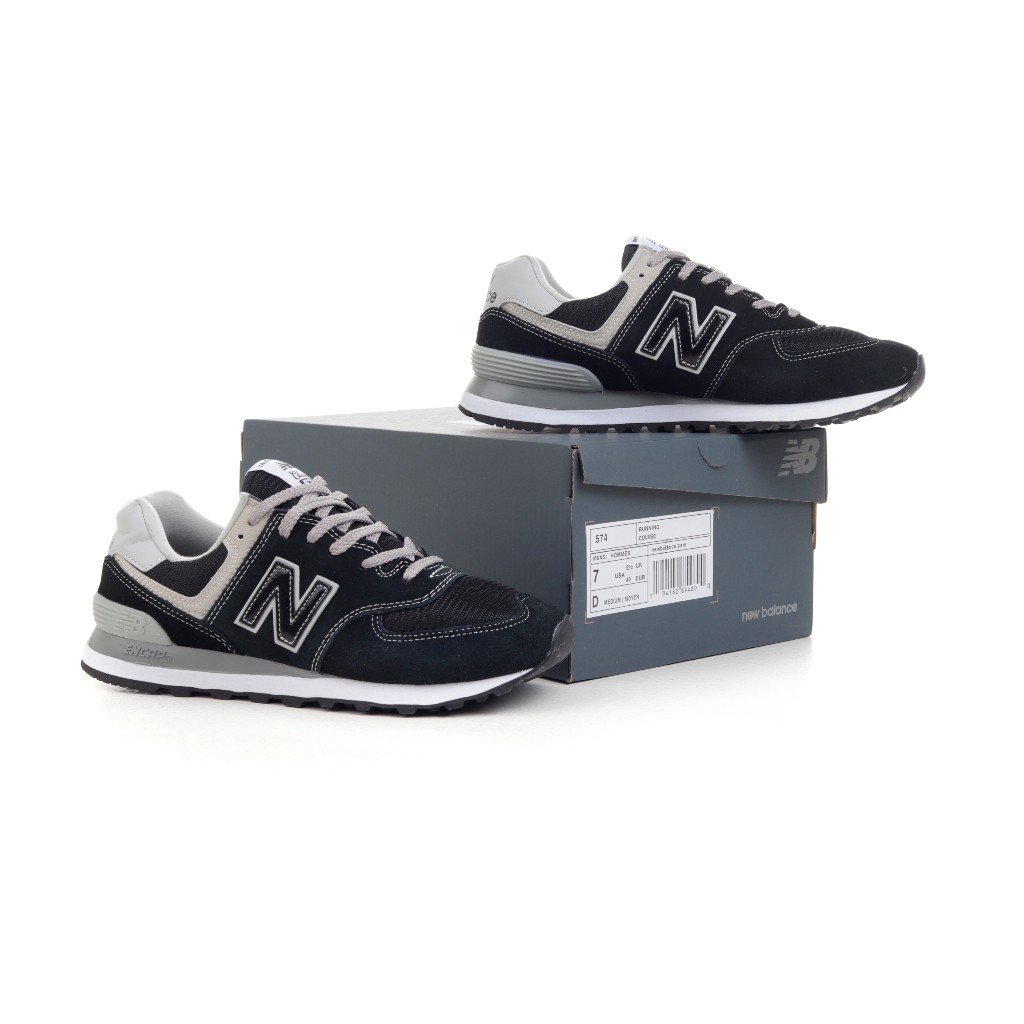 Sepatu  New Balance ML574EGK Core Black Grey - NB 574