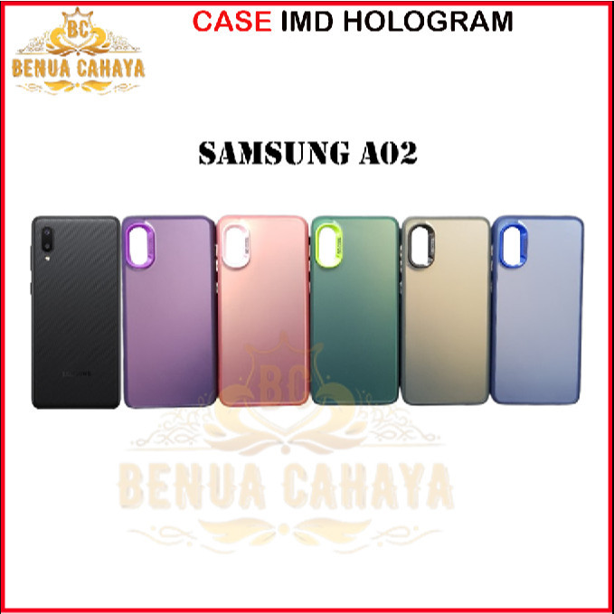 CASE PLATE IMD HOLOGRAM SAMSUNG A02 A02S A03S M02 - SOFT CASE FULL COLOR
