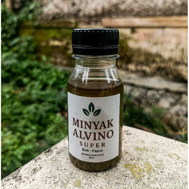 ASLI  Minyak Alvino Super Asli Daun TIga Jari Papua Asli
