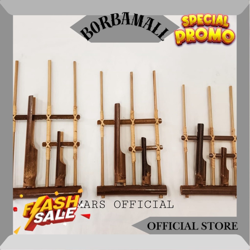 Angklung Satuan bambu hitam DK
