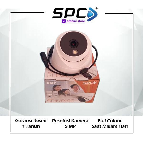 Camera CCTV SPC Sunrise Indoor 5mp, Malam bisa berwarna (Full colour)