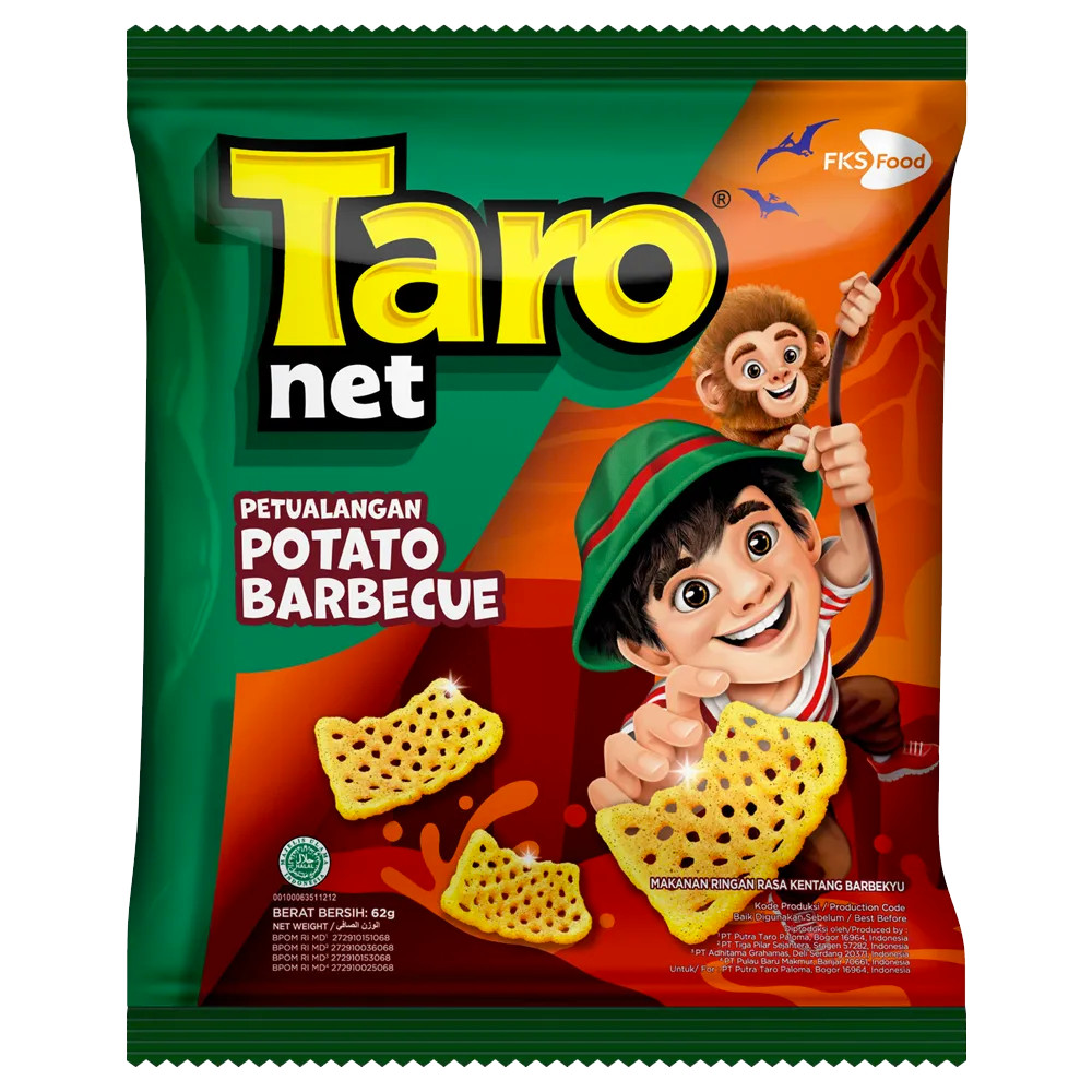 TARO NET POTATO BBQ 62GR