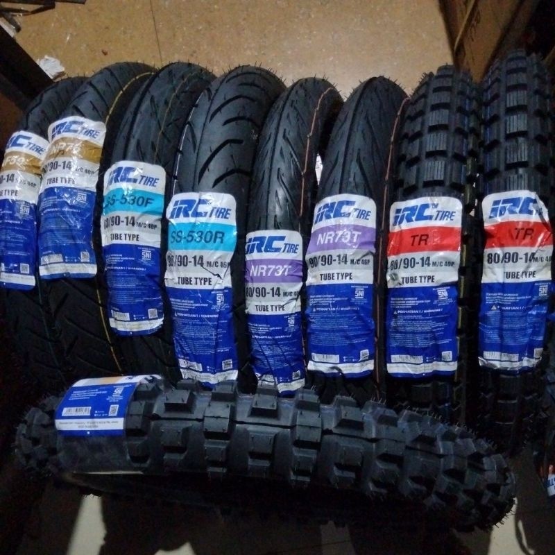 Ban IRC Ring 14 Matik Uk (70/90) (80/90) (90/90) TubeType (Bukan Tubles) Ring14 NR73T SS530R SS 530 
