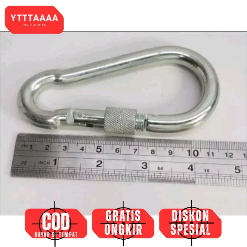 carabiner mk12 carabiner besar carabiner besi panjat pinang WE