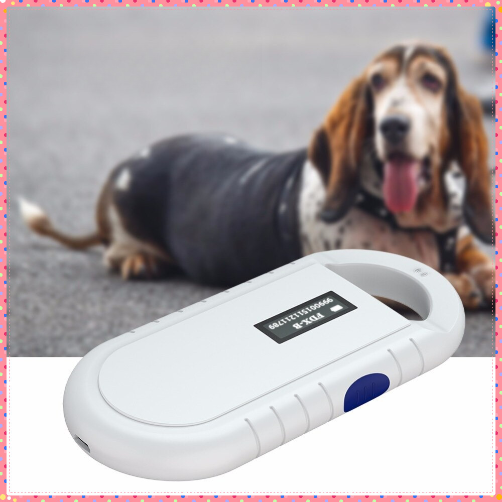 Handheld Microchip Scanner Pet Rfid Reader / Scanner Microchip Untuk Hewan Animal Id Rfid