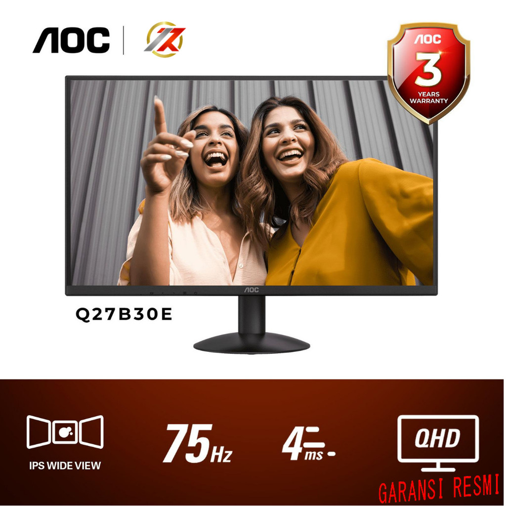 AOC Q27B30E Monitor IPS 27" QHD