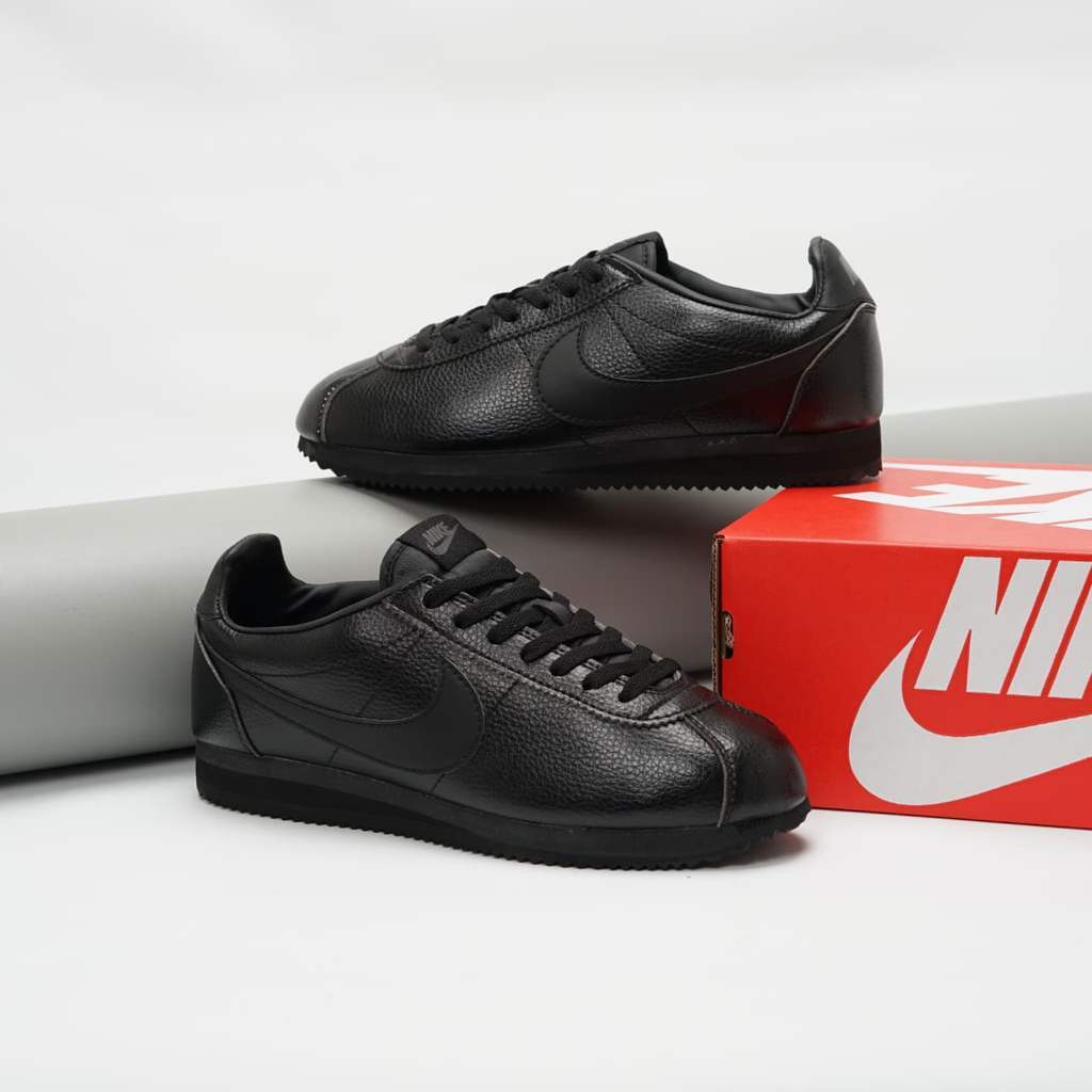 Cortez Basic Leather Triple Black