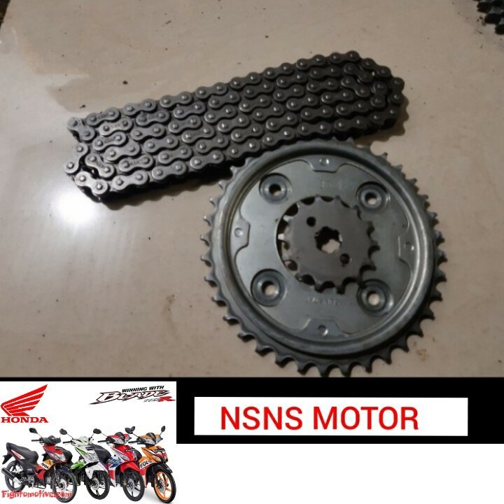 gear set revo lama honda blade original satu set