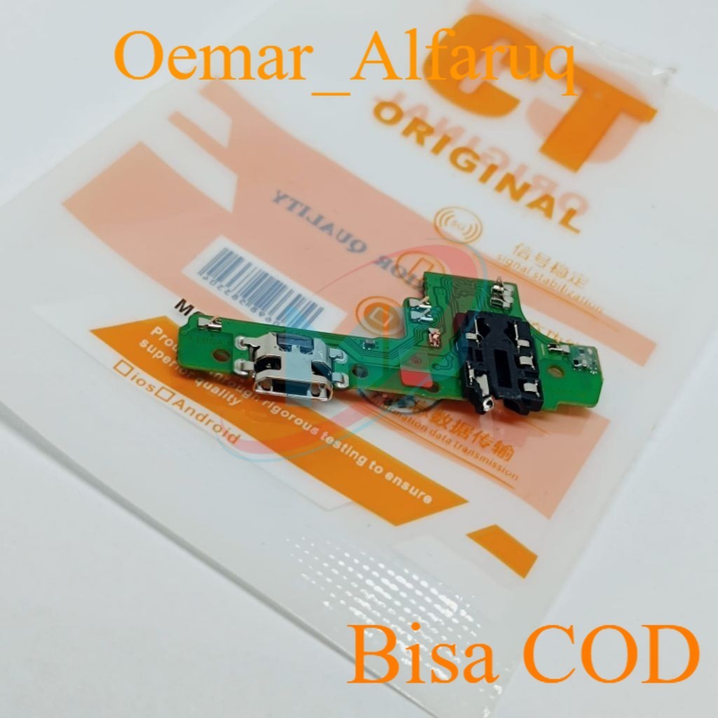 Konektor Cas Samsung A10S Smal Fulset IC ORI 100% Papan Cas Alfaon
