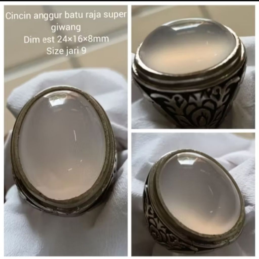 Cincin batu anggur giwang baturaja