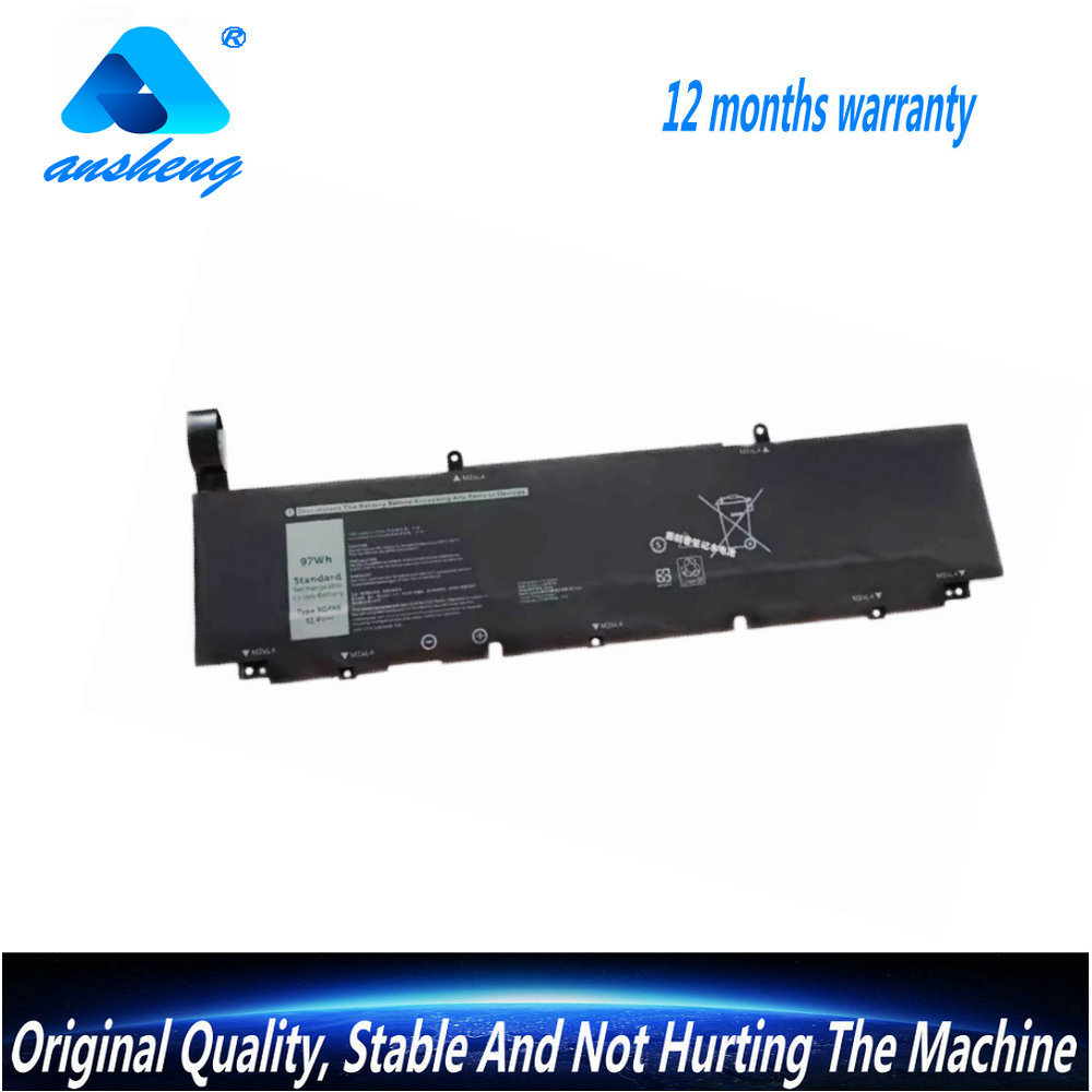 11.4V 56WH 5XJ6R / 97Wh XG4K6 Laptop Battery For Dell XPS 17 9700 9710 01RR3 F8CPG Precision 5750 57