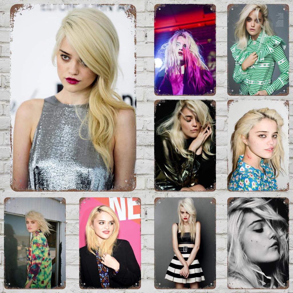 sky ferreira Retro Vintage Tin Sign Poster Decorative Plaque Metal Plate Wall Decor