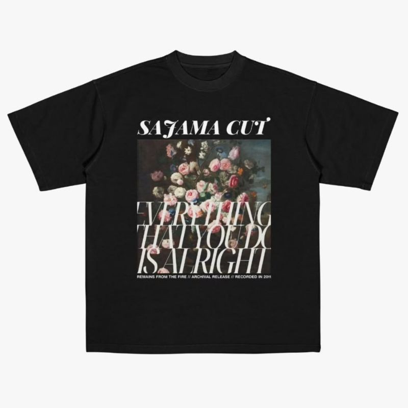 (COD) Tshirt SAJAMA CUT - REMAINS FROM THE FIRE | Sajama Cut Official Merchandise