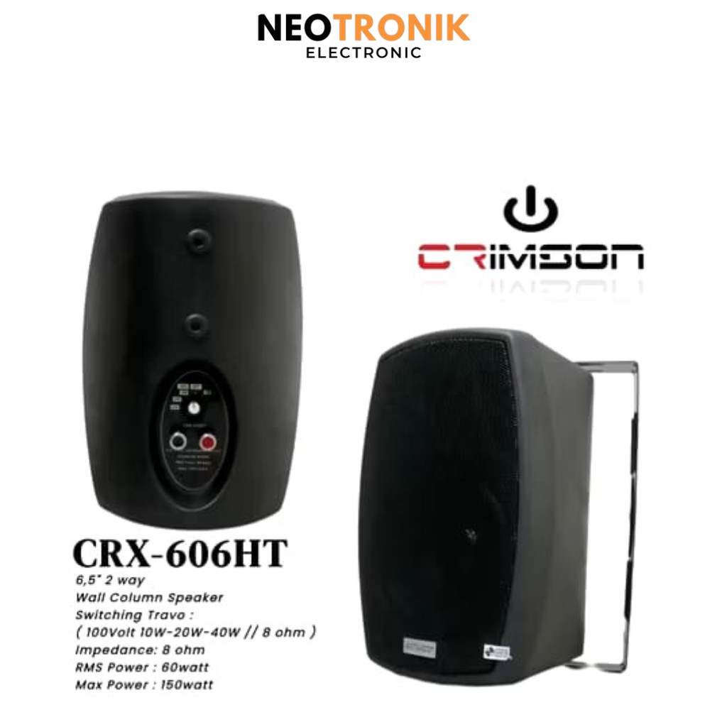 Speaker Pasif Dinding Speaker Colum 6,5" Crimson CRX