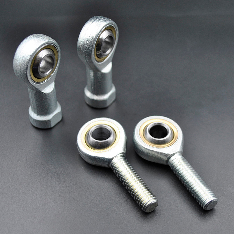 2Pcs Rod End Bearing 5mm 6mm 8mm10mm 12mm M5 M6 M8 M10 M12 SA SI T/K Ball Right Left Threaded Self-L