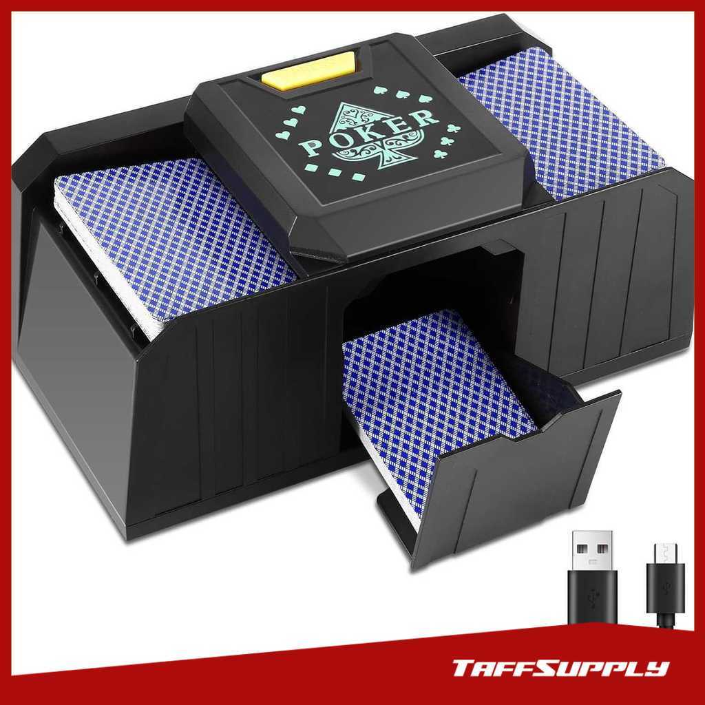 SIL Mesin Kocok Kartu Otomatis 2 Deck Shuffle Machine Bridge UNO Games - S-44