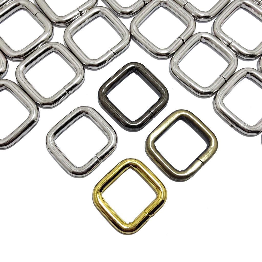 Ring kotak 2.0 cm tebal 5 mm / ring kotak tas 2.0 cm / ring tas