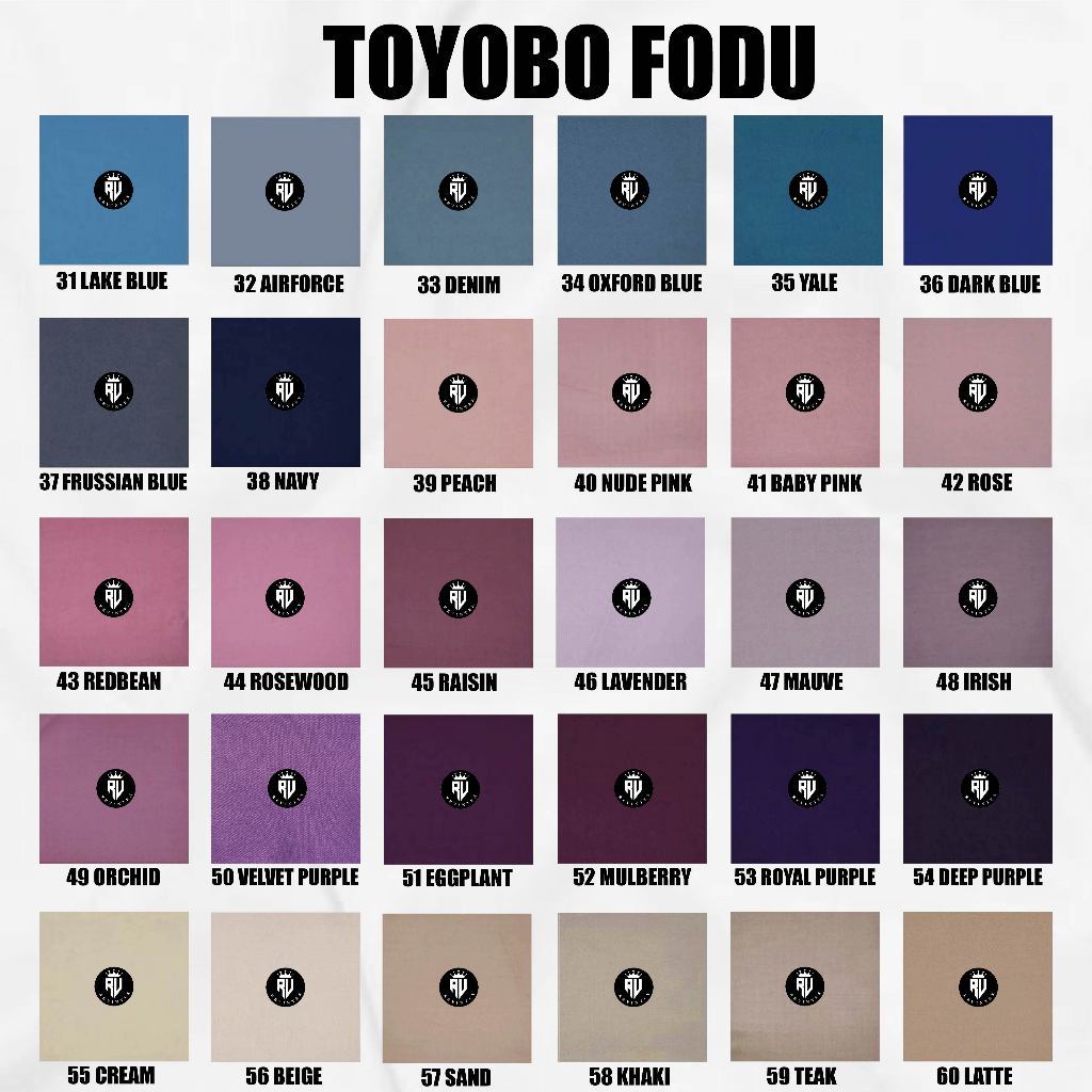 Kain Toyobo Fodu IMPORT PREMIUM Grade A - REVINTEX BANDUNG