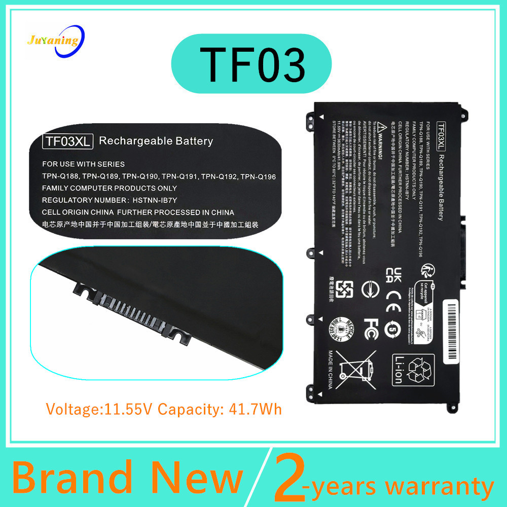 Laptop battery for HP TF03XL Pavilion 14-BF 15-CC 15-CC001NA 15-CD 17-AR007CA HSTNN-UB7J HSTNN-LB7X 
