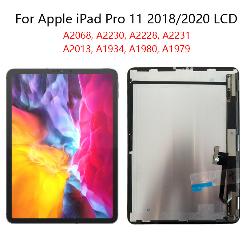 11'' For iPad Pro 11 2018 2020 A2013 A1934 A2068 A2230, LCD splay Touch Screen gitizer Assembly LCD