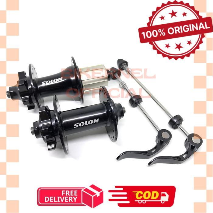 Hub Free Hub SOLON Bearing DH 905 QR 32 Hole Quick Release - Black -biker
