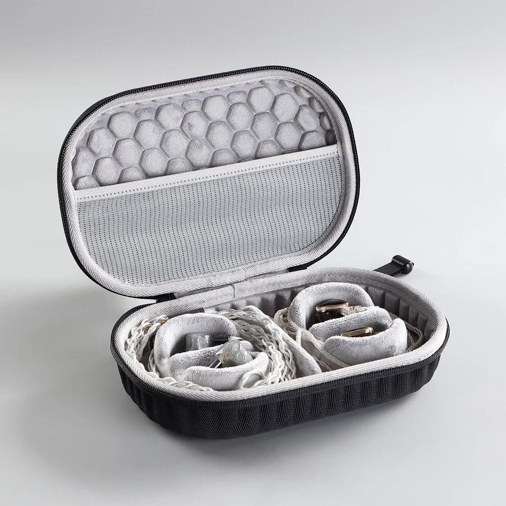 Hard Shell Storage Box Bag for Sony M9 M7 IER-Z1R Sennheiser IE900 iBasso AM05 IT01S IT07 IT00 In-ea