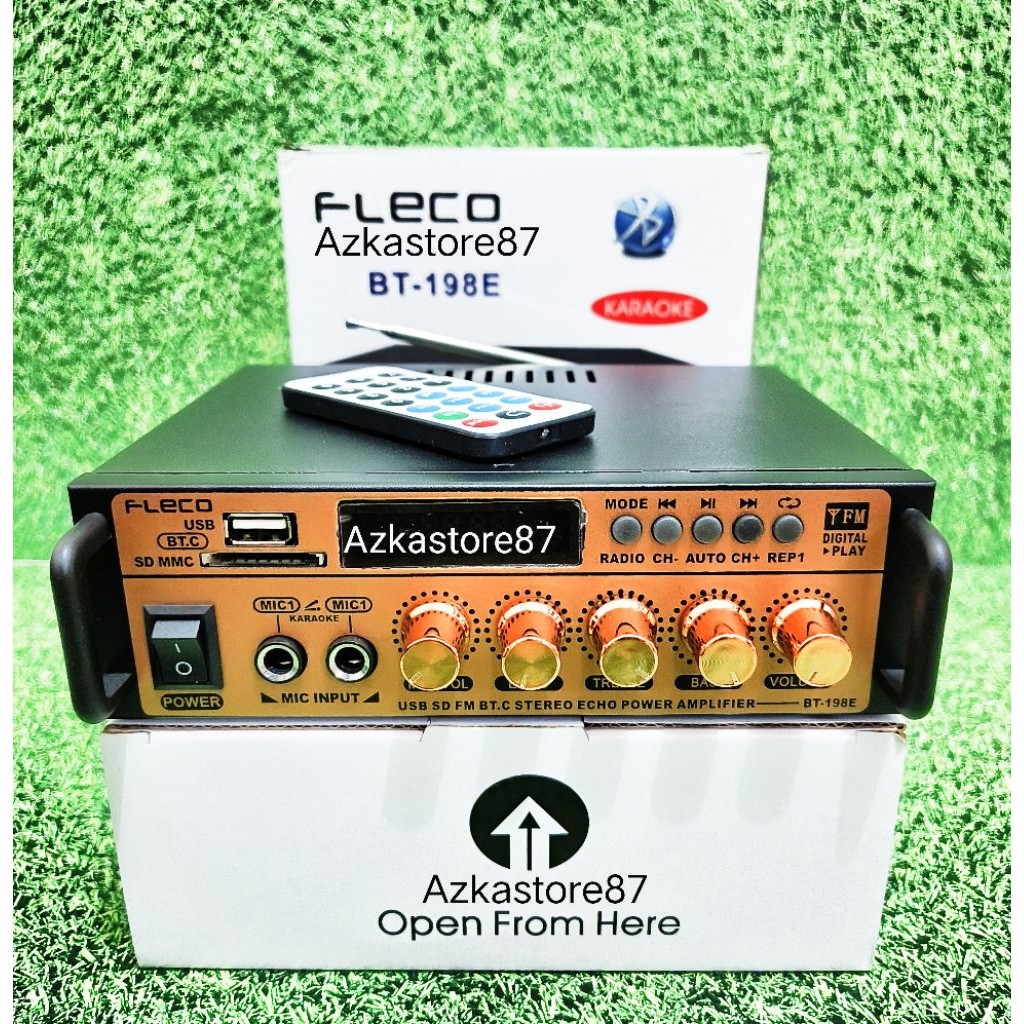 AMPLIFIER FLECO 198B PRO 2000WATT COD amplifier 2000 watt amplifier karaoke