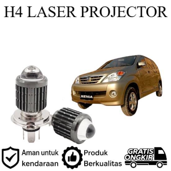 ORIGINAL 2pcs Lampu Utama LED H4 Laser Putih Mobil Daihatsu Xenia Gen2 20011 2021 Lie Cheng
