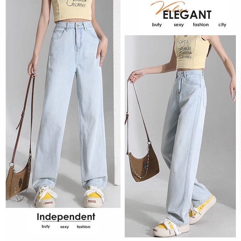WIDHISTORE Celana jeans wanita celana jeans wanita celana panjang wanita jeans baggy jeans wanita ku