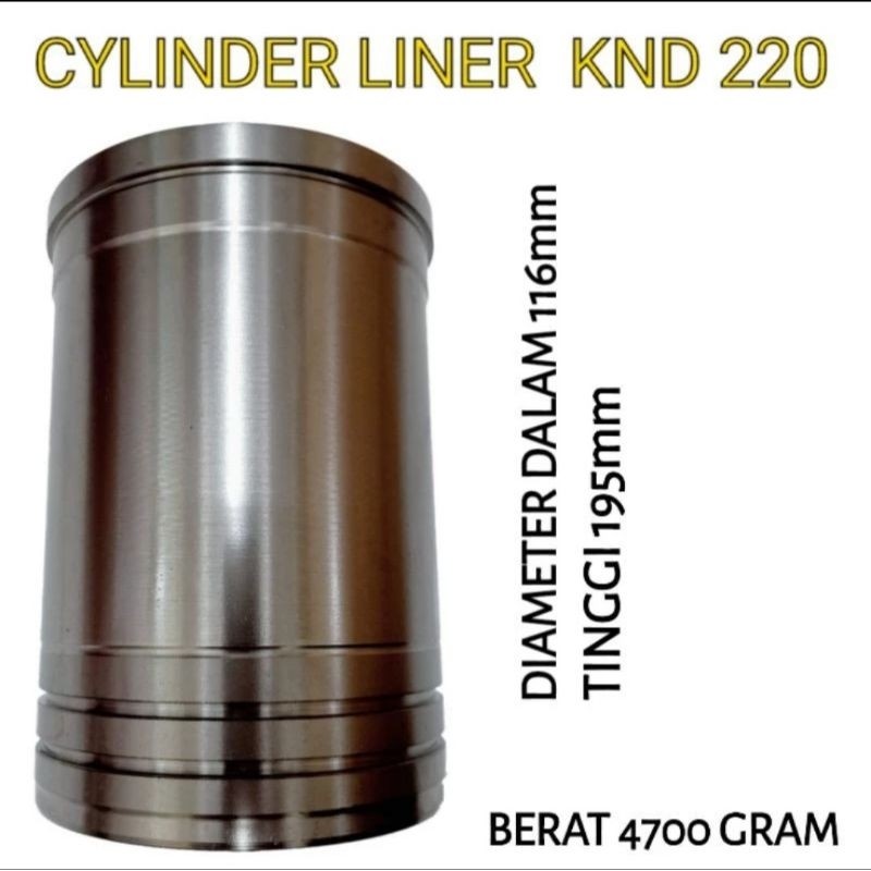 Boring Cylinder Liner Kubota KND220 Berkualitas Tinggi