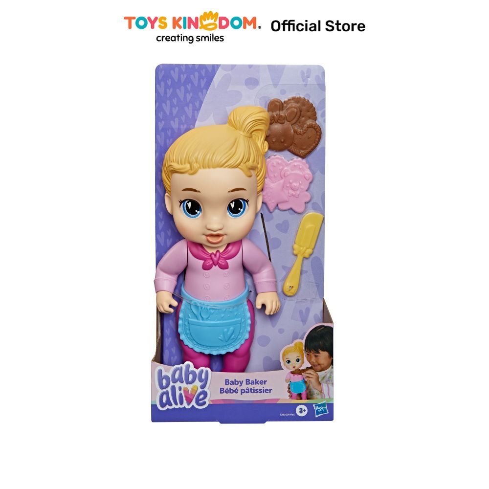 Toys Kingdom Baby Alive Boneka Bayi Baker Blonde Hair - Mix Kids Toys Boneka Karakter Doll Mainan Ko
