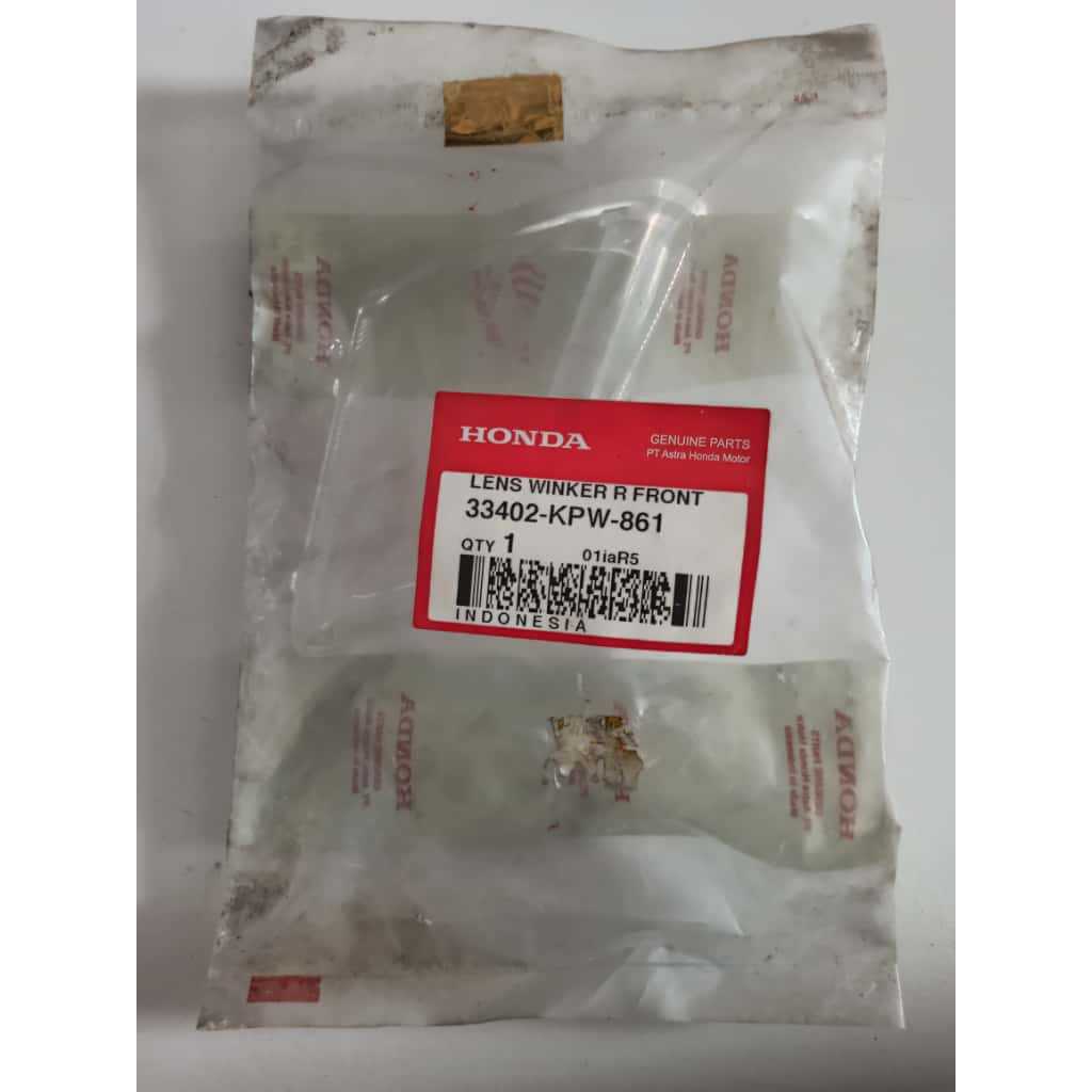 33402KPW861 LENS WINKER R FR Mika Lampu Sein Depan Sebelah Kanan Honda Kirana 33402-KPW-861