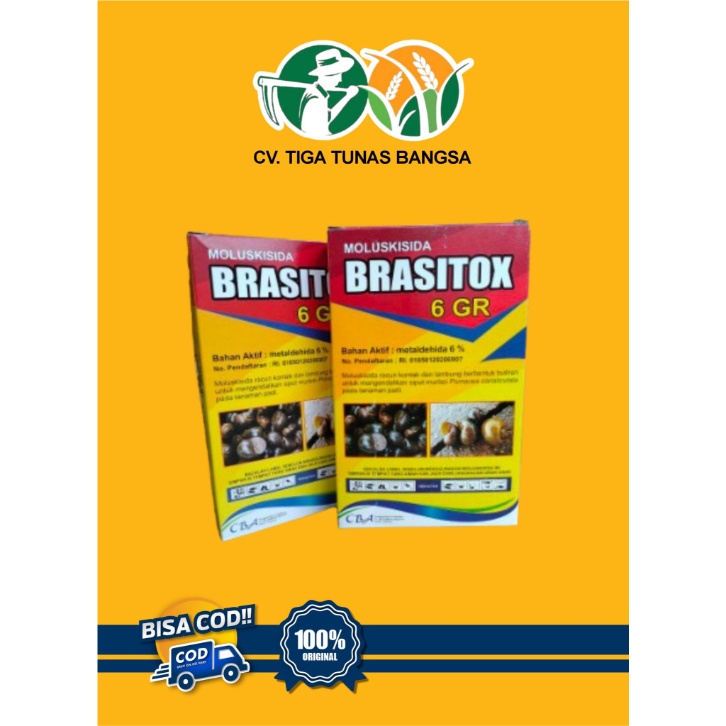 Brasitox Molukisida Racun Ampuh Semua Jenis Siput dan Keong