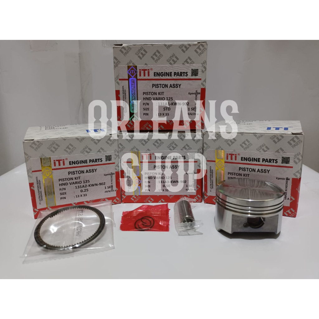 PISTON KIT KWN VARIO 125 VARIO TECHNO 125 ITI SEHER KIT