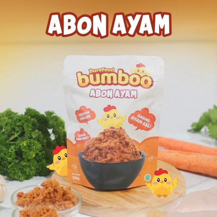 BAREFOOD BUMBOO Abon MPASI tanpa MSG & Pengawet - Abon Bumboo Abon MPASI Bayi - Bumboo ABON Ayam