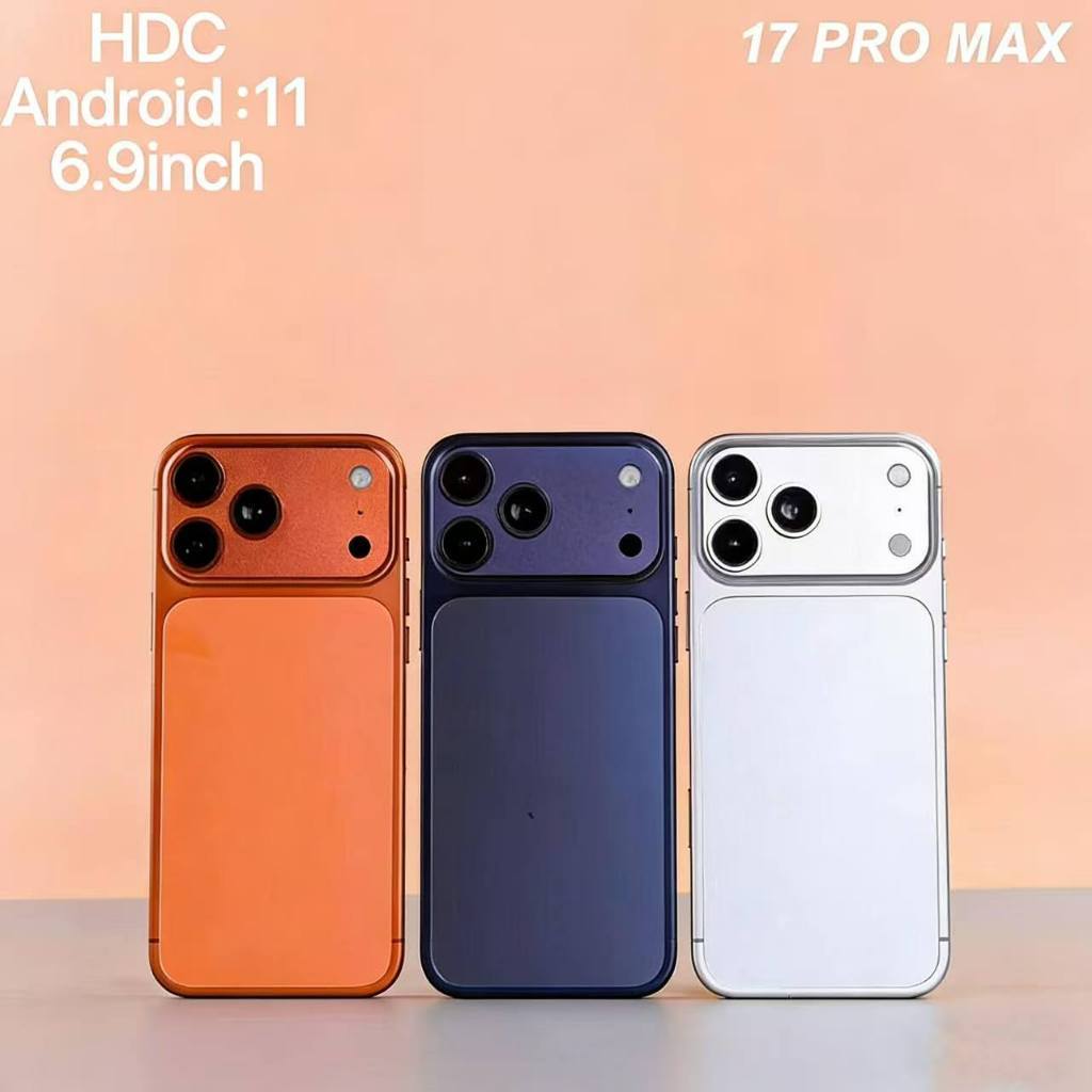 Android 4G iPhone 17 Pro Max hdc Android11 Garansi bisa behasa Indonesia 6.9inch