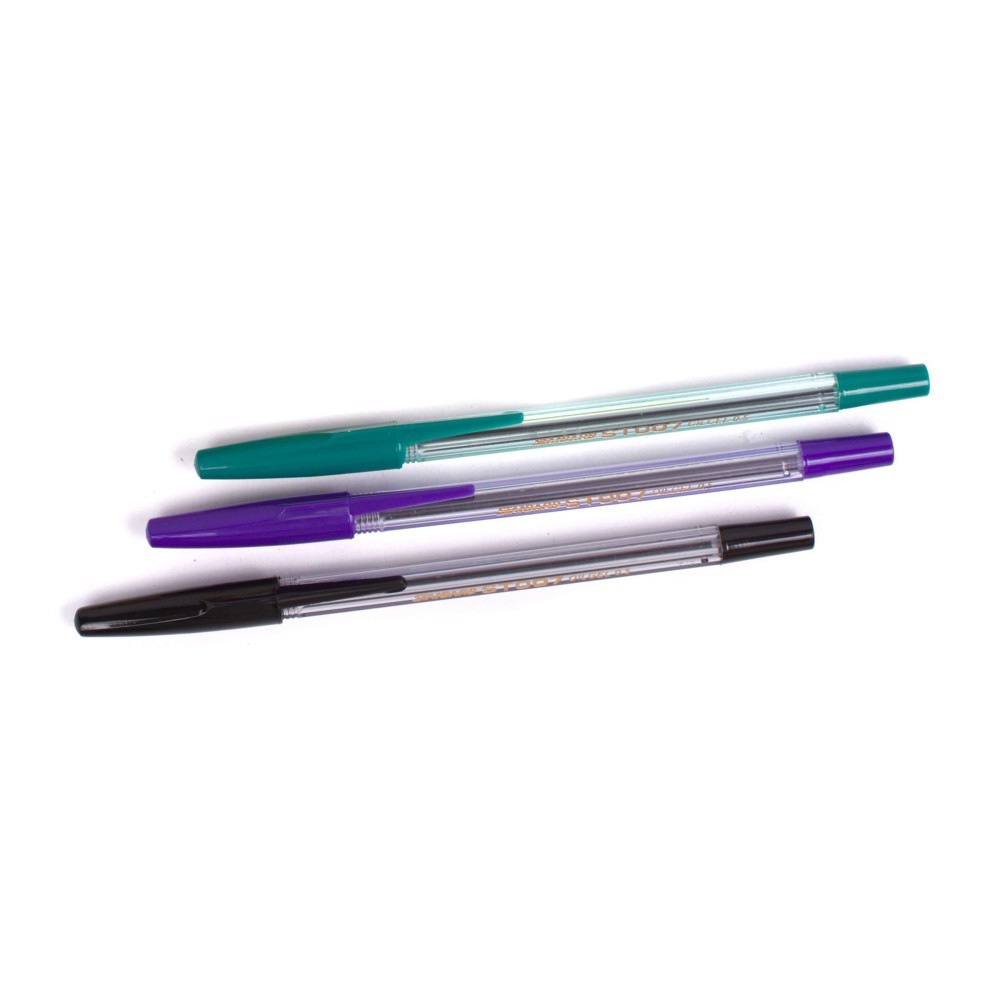 12 PCS Pulpen Standard St 007 0.5 Hitam