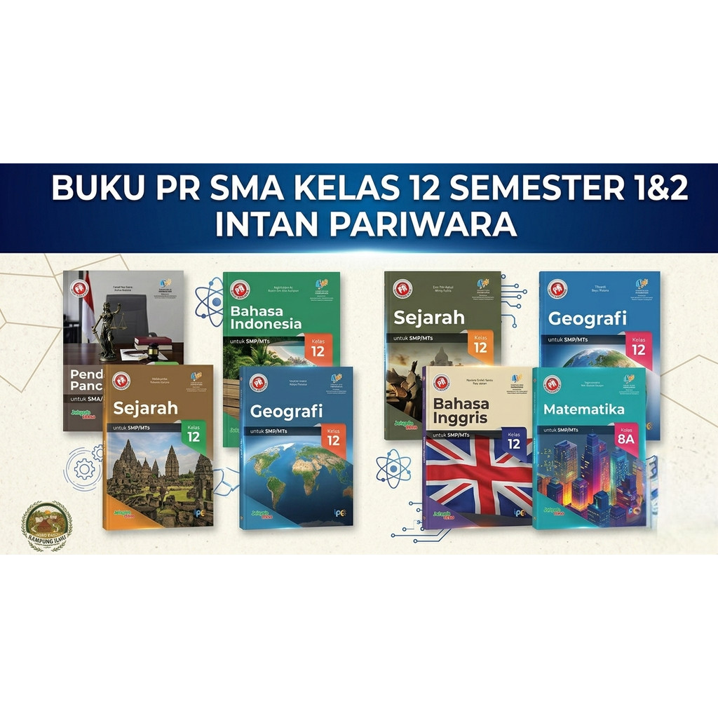 Buku Pr Lks Sma Kelas 12 Semester 1&2 Intan pariwara Tahun 2026