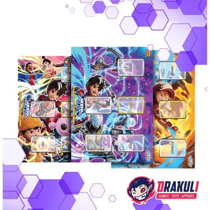 TCG Boboiboy Arena Mat / Playmat V4.0 for Monsta Galaxy Card Game
