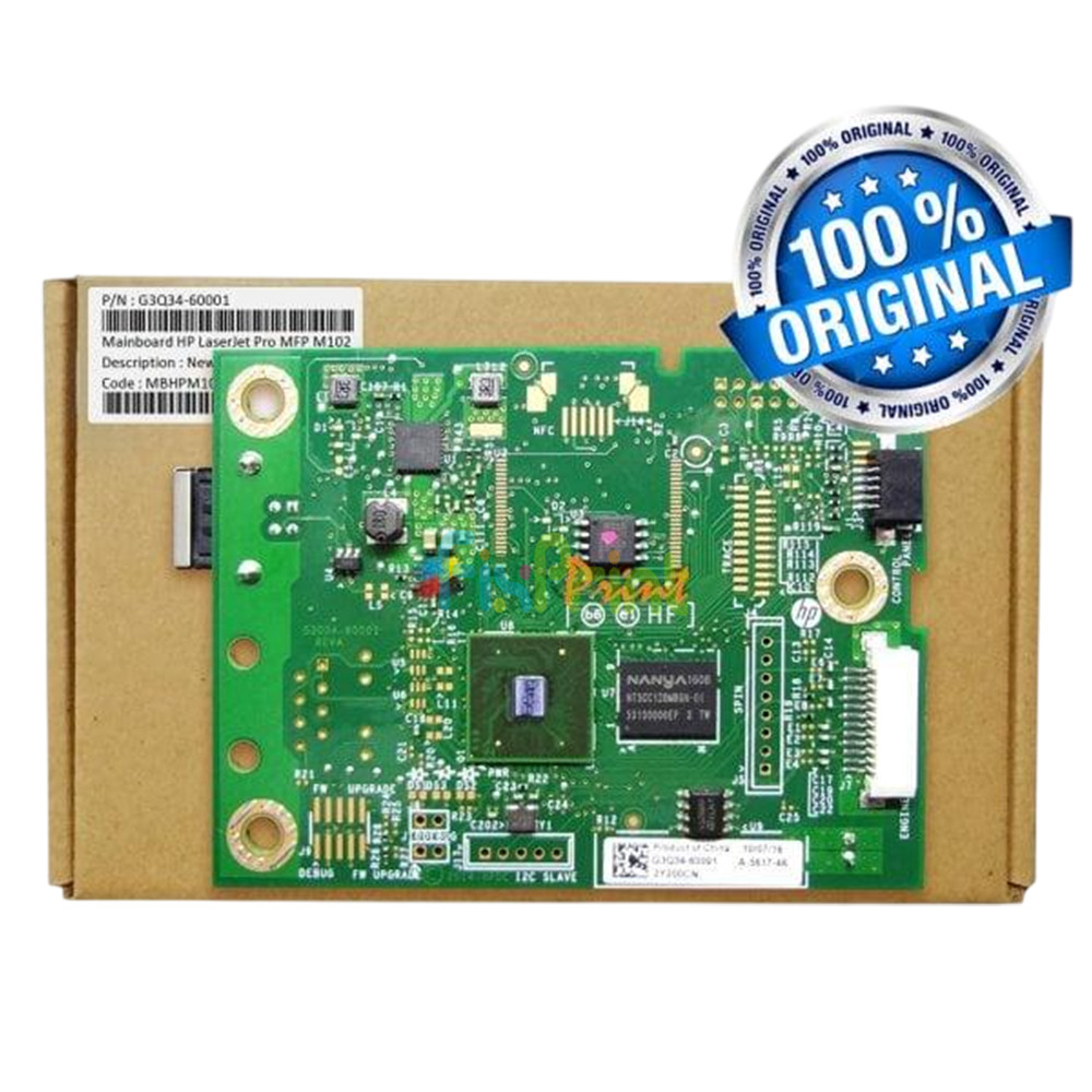 Board New HP M102a New, Mainboard HP Laserjet Pro M102a, Motherboard HP LJ M102a
