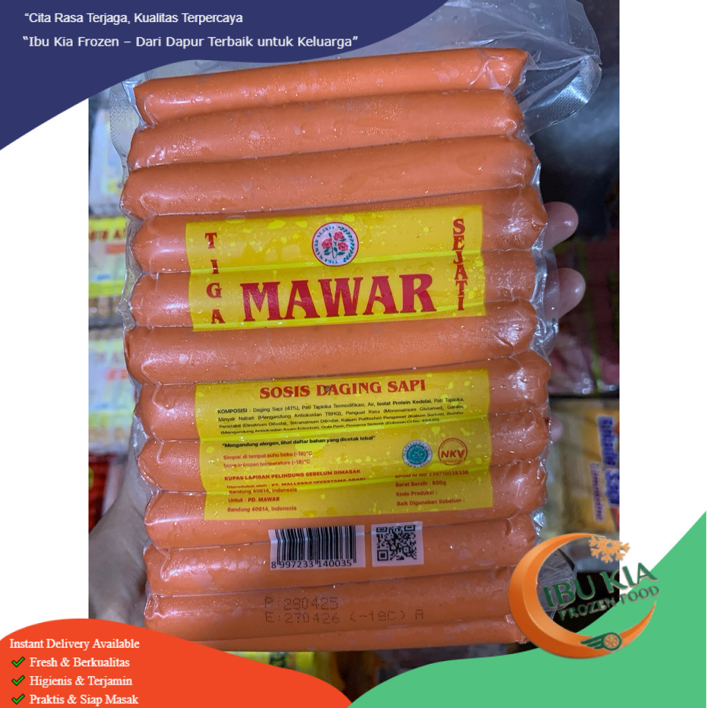 Sosis Mawar isi 34