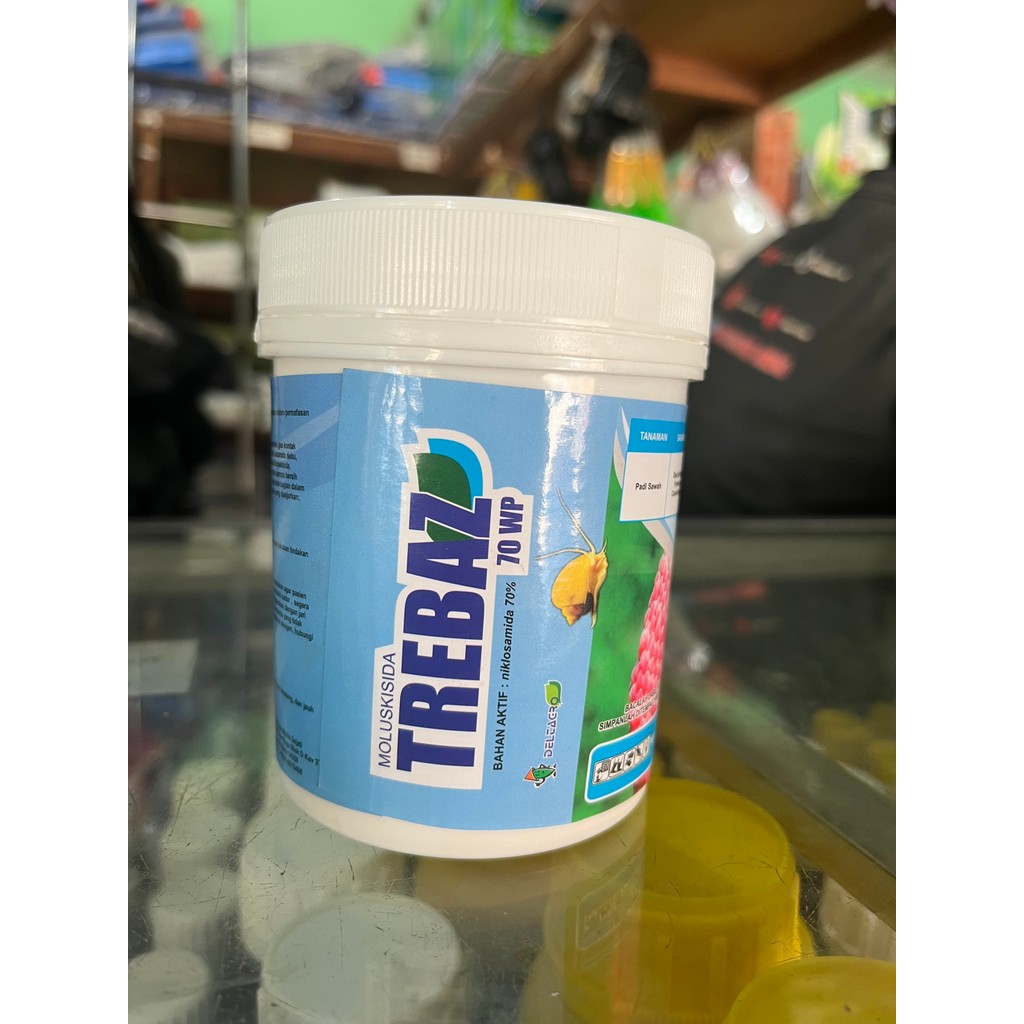 MOLUSKISIDA TREBAZ 70 WP PEMBASMI KEONG DAN SIPUT SAWAH