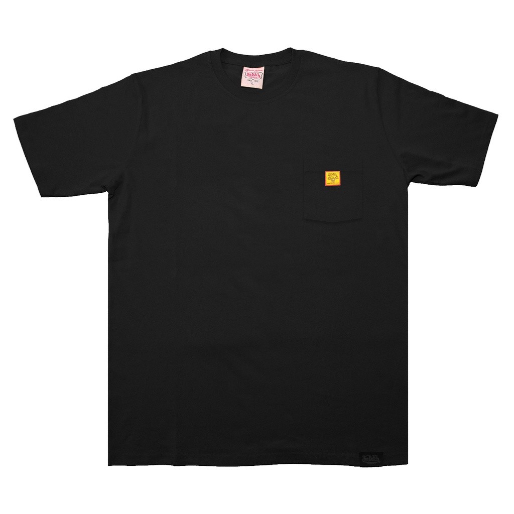 Kaos Von Dutch Hard Cotton Pocket 0656 Black baju kaos pria distro original 100%